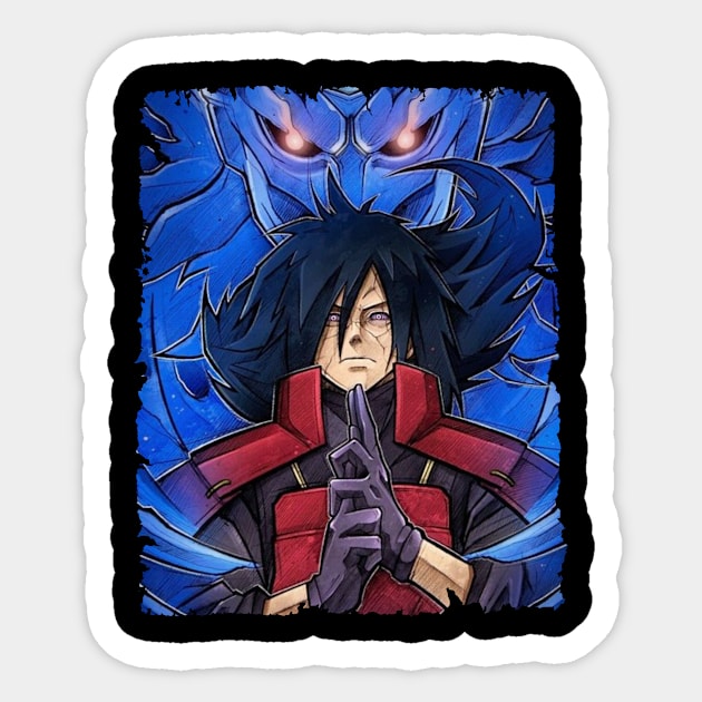 MADARA UCHIHA MERCH VTG Sticker by xsmilexstd